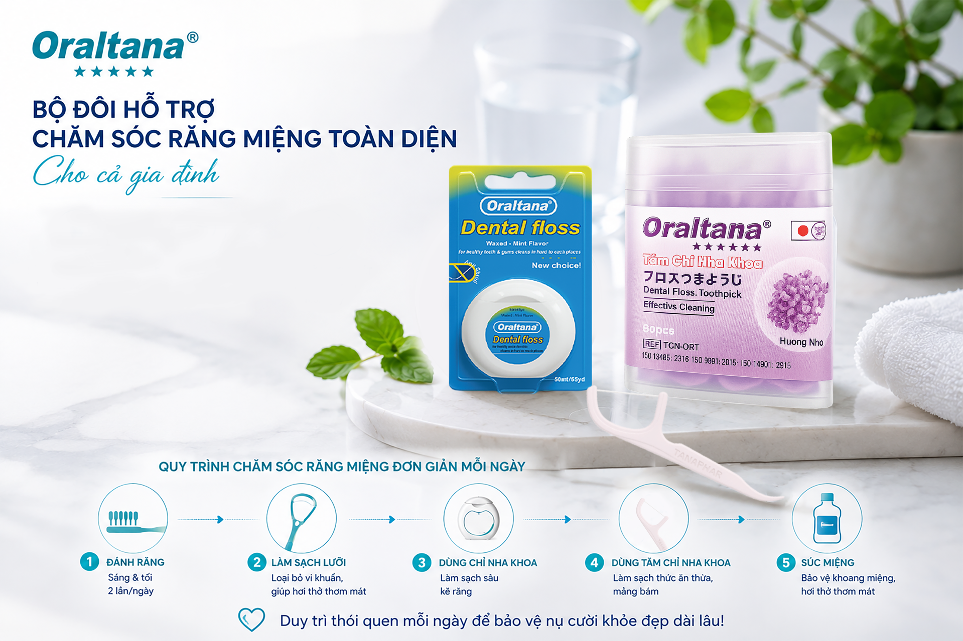 CHĂM SÓC SỨC KHOẺ RĂNG MIỆNG ĐÚNG CÁCH: NHỮNG THÓI QUEN NHỎ GIÚP BẢO VỆ NỤ CƯỜI MỖI NGÀY 4